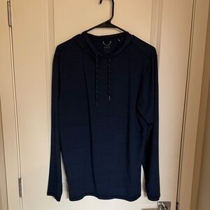 Puma Golf Men's Navy Heather Cloudspun Grylbl Hooded Pullover